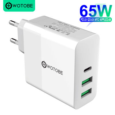 WOTOBE USB-C Wall Charger,1Port PD3.0 60W45W30W QC3.0 Charger For MacBook ProAir iPad Pro,2port USB for S8S10 iPhone 8X11