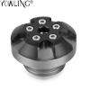 Vít nắp đậy phụ xe máy cnc nắp dầu động cơ xe máy m19x2.5 cho kawasaki - ảnh sản phẩm 5