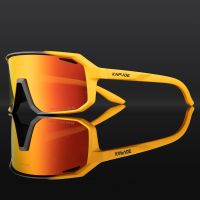 Kapvoe Cycling Glasses Men Cycling Sunglasses MTB UV400 Polarized Built-in Myopia Frame Bicycle Goggles Outdoor Sports Eyewear Cycling Sunglasses