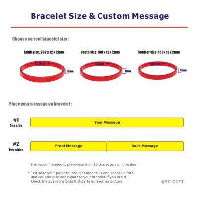 1pc Personalized Silicone celet Custom Engraved celets Debossed Rubber Wristbands Customized celets