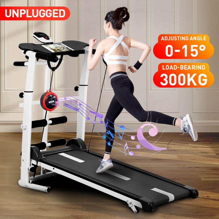 Multi-function Treadmill Mechanical powerless treadmill Home Foldable ...