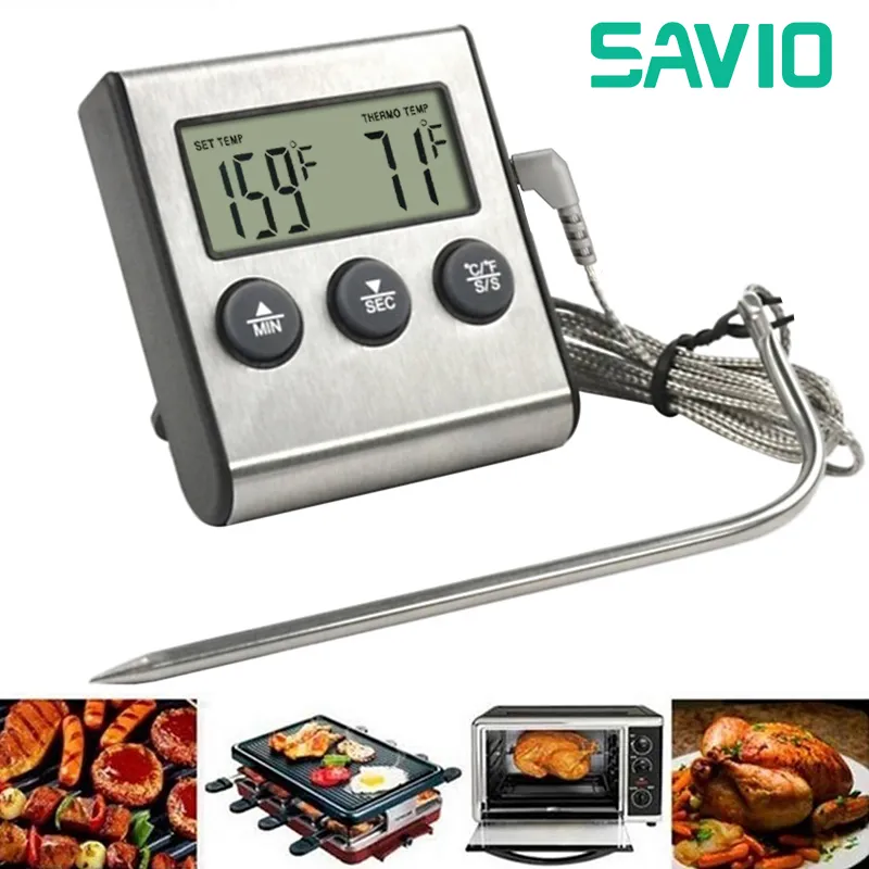 Digital Kitchen Food Thermometer For Meat Water Milk Cooking Probe