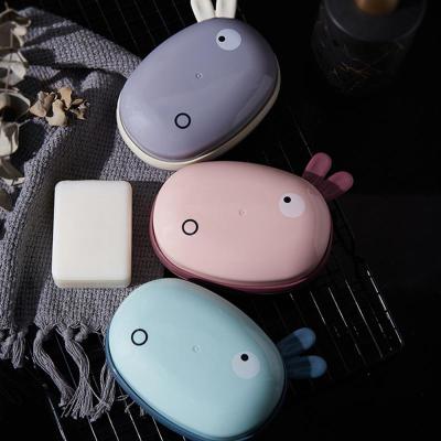 1PC Portable Travel Soap Box With Lid Travel Soap Holder Durable Soap Case Strong Sealing Organizer Bathroom Storage Accessorie Soap Dishes