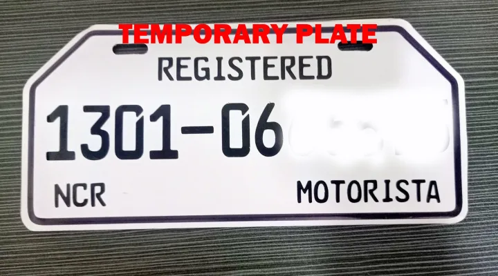 Customized Temporary Plate | Lazada PH