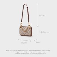 Singapore Cnk2021new womens shoulder bag three-in-one diamond check underarm bag sling bag CK2-