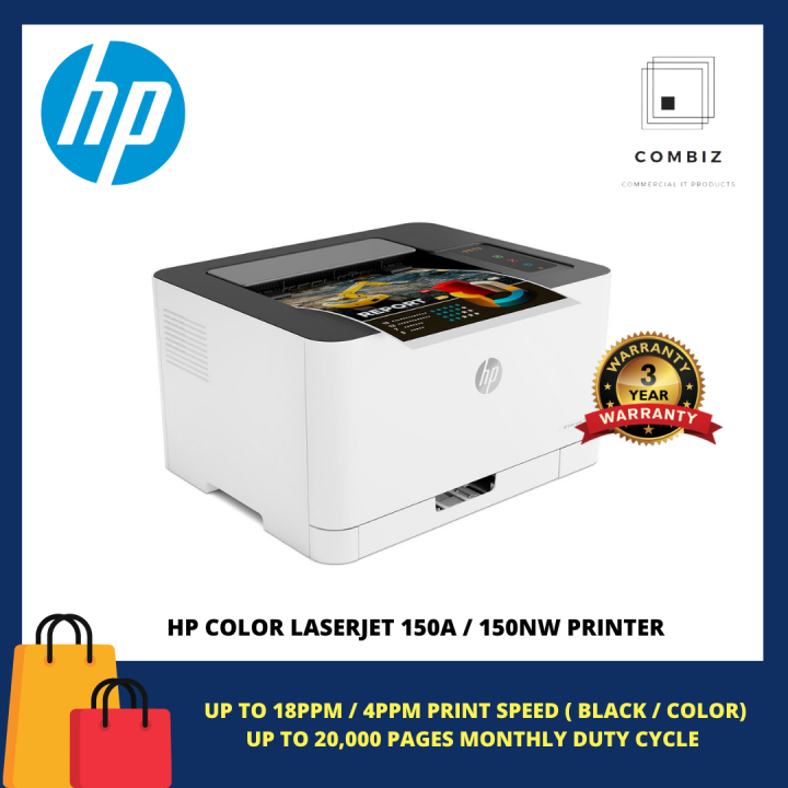 HP COLOR LASERJET 150A / 150NW PRINTER 4ZB94A / 4ZB95A | Lazada
