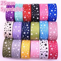 【hot】！ Hot Selling 5yards 25mm(1 ) Grosgrain Printed for Wedding Decoration Sewing Handmand