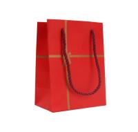 Wholesale Bowknot Jewelry Packaging Gift bag in Paper handbag high quality paper creative ribbon
