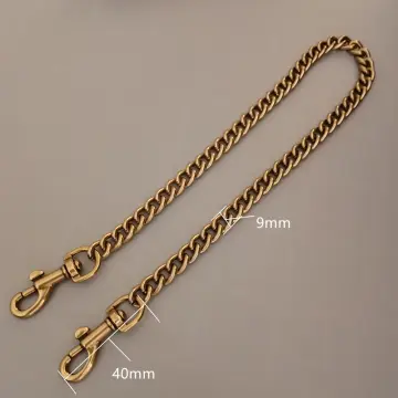 High Quality Bag Chain 9mm Antique Gold Purse Chain Shoulder Strap Handbag  Chain Replacement Chain Crossbody Bag Chain Strap 