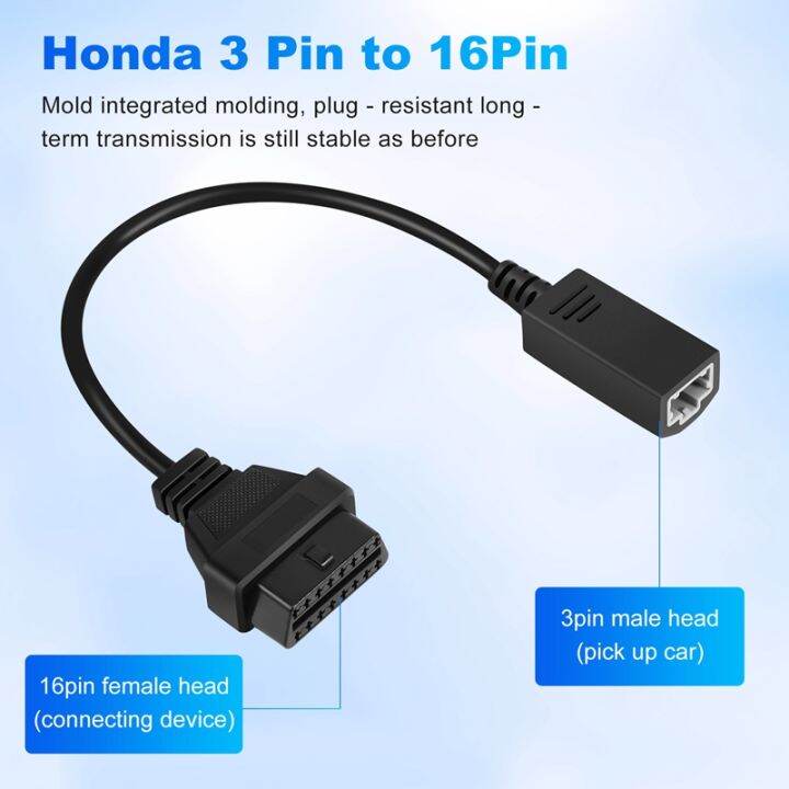 obd2-cable-for-honda-3pin-obd1-adapter-obd2-obdii-for-honda-3-pin-to-16-pin-connector-compatible-diagnostic-tool