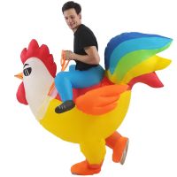 【YP】 Adult Kids Rooster Inflatable Costume Anime Suits Costumes for Man Woman