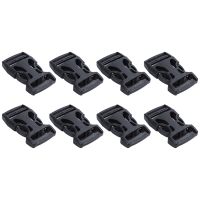 8Pcs Plastic Side Quick Release Buckles Clip For 25Mm Webbing Band Black