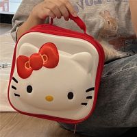 ❄ Cute Cartoon Cat Portable Cosmetic Bag Female Large Capacity Portable Travel Washing Bag Skin Care Storage Box