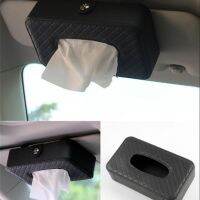 ❀ Universal Leather Car Tissue Box Auto Pumping Cassette Accessories Holder Creative Removable Paper Napkin Box Organizer For Car