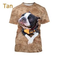 2023 newFashion Animal Cute Dog 3D Printed T-Shirt Funny Dog Cool Casual Short Sleeve Top