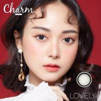 คอนแทคเลนส์ Lovelylens : Charm ลายธรรมชาติ สวยมาก เลนส์นิ่ม ค่าน้ำ 42% ขอบหนาฟุ้งๆ เกาหลี สีเทา สีน้ำตาล