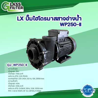 ปั๊มไฮโดรมาสสาจอ่างน้ำ LX Hydro massage Bathtub Pump WP250-II  By Swiss Thai Water Solution