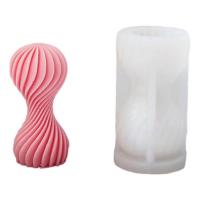 Silicone Candle Mold 3D Reusable Column Resin Molds Candle Molds for Candle Making Supplies Homemade Candle DIY Craft Soap Chocolate Candy Mold enhanced