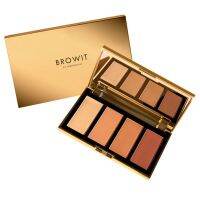 Browit Highlight And Contour ไฮไลท์ &amp; คอนทัวร์โปรพาเลท4สี (3.5g x 4ช่อง)