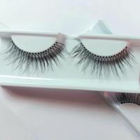 1 Pair False Eyelashes Hand Sharpened Hair Transparent Makeup Tool Daily Stem Eye A4P3