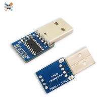 Ziqqucu ความลาดชัน CH9329โมดูล UART/TTL พอร์ตอนุกรมเพื่อ USB ซ่อนกล่องหนังสือการพัฒนาเกมแบบไม่มีคนขับเมาส์และคีย์บอร์ดแบบเต็มรูปแบบ