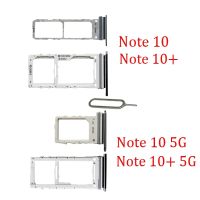 ถาดซิม SD การ์ดสำหรับ Samsung หมายเหตุ 10 Plus 10 + 5G Galaxy Note10 Original โทรศัพท์ Micro SD Card Adapter Slot-Shumue