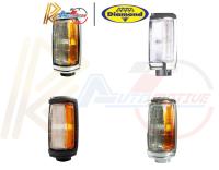 ตราเพชร ไฟเลี้ยว ไฟหรี่มุม ไฟมุม MITSUBISHI L200 CYCLONE ปี 1989-1995 สีส้มขาว สีขาว โครเมี่ยม เบ้าดำ มิตซูบิชิ ไซโคลน ไดมอนด์ Diamond 03-341