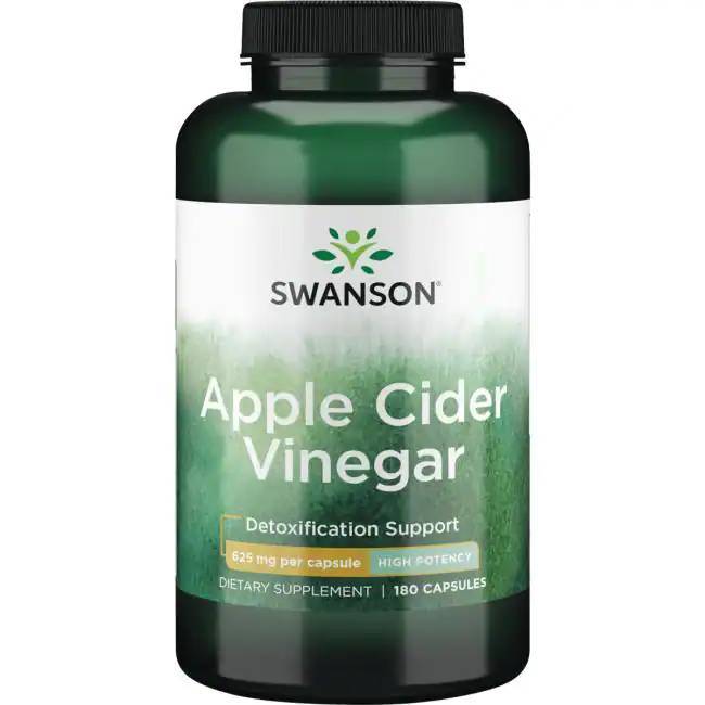 แอปเปิ้ลไซเดอร์ไวนีก้า-swanson-ultra-high-potency-apple-cider-vinegar-625-mg-180-capsules