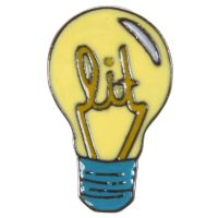 Brooches And Pins Cartoon Light Bulb Pins Backpack Shirt Jeans Decorative Women Girl Jewelry Accessories