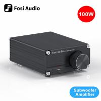 Fosi ตัวรับสัญญาณเสียง TP-01เครื่องขยายเสียง100W TPA3116 Mini Hi-Fi Digital Class D แอมป์เสียงสเตอริโอแบบบูรณาการสำหรับเบสซับ