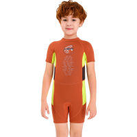 Limited Time Discounts 2.5Mm Neoprene Boys Girls Kids Wetsuit Short Sleeve Full-Body Diving Suit Back Zip Keep Warm For Swim Surf Dive Scuba Snorkeling