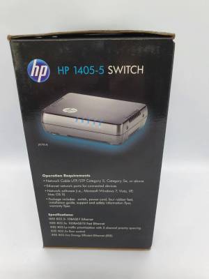 HP 1405-5 V2 (J9791A) 5-Port 10/100 Small Office Unmanaged Switch อุปกรณ์กระจายสัญญาณ HP 1405-5 V2 (J9791A)