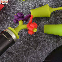 จุกขวดไวน์ซิลิโคนรูปดอกไม้ PAXI แบบ Snap-On และ Wable Wine Stopper สำหรับเบียร์ไวน์และขวดแชมเปญ PI-MY