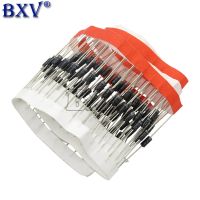 50PCS 1N4007 1N5819 1N4001 UF4007 FR107 FR157 FR207 1N4004 1N4937 HER107 RL207 1N5817 1N5399 DO-41 Rectifier Diode New WATTY Electronics