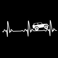 No Background SUV Offroad Heartbeat EKG Vinyl Decal Car Sticker Waterproof Auto Decoration for Car Body Bumper Rear Window K78