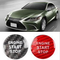 Carbon Fiber For Lexus Start Stop Switch Button Cover Sticker IS ES GS NX RX LX RC RCF Ignition Device Start Button Car Interior