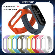 NEEKFOX Vòng Đeo Tay Cho Xiaomi Mi Band 3 4 Dây Đeo Thể Thao Đồng Hồ Dây