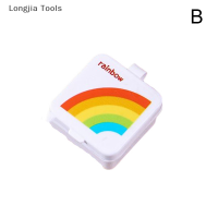 Longjia Tools กล่องใส่ซอสพลาสติกแบบพกพาทรงสี่เหลี่ยมขนาดเล็ก1/4ชิ้นกล่องใส่ซอส