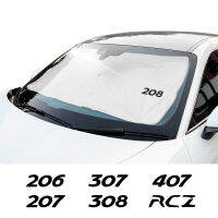 สำหรับเปอโยต์407 208 108 206 207 307 308 3008 RCZ Rifter รถกระจกม่านบังแดดด้านหน้าหน้าต่างสีอาทิตย์ร่มอุปกรณ์รถยนต์