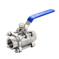 1/2" Stainless Steel BSP Thread Ball Valve Three-piece Ball Valve Plumbing Valves