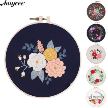 Embroidery Kit Beginner, 3D Embroidery Flower