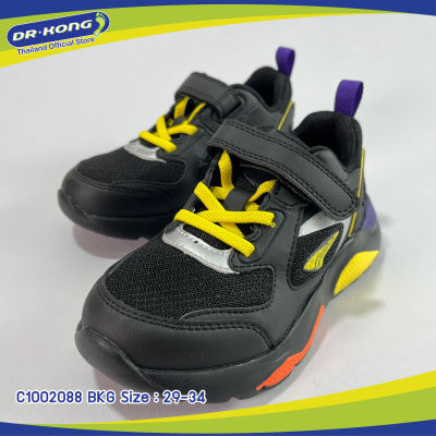 Dr.Kong รองเท้าผ้าใบสำหรับเด็ก STEP3 C1002008 BKG