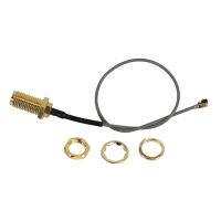 IPX / u.fl to SMA Jack female bulkhead pigtail cable Mini-PCI 15cm RF Assemblies Gold