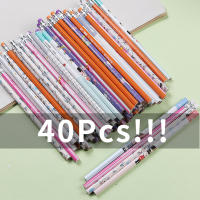 40PcsPack Cute Cartoon HB2B HB Standard Wooden Pencil Kawaii Student Stationery Writing Drawing Pencils School Office Supply