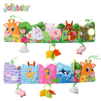 Jollybaby Activity Crib Gallery Bed Hanging Toys Infant Baby Cloth Books Learning Educational Toys For Children Develop Gift