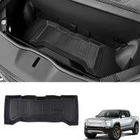 Front Trunk Mat for Rivian R1T R1S 2022 2023 Accessories Upgrade Lower Layer TPE Front Cargo Liner Trunk Mats