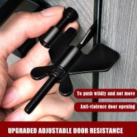 Stainless Steel Door Stopper Portable Hotel Door Lock Live Alone Self-Defense Door Stop Travel Anti-theft Door Stopper