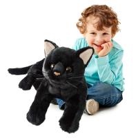 【YF】 Alice Black Cat Plush Toy Stuffed Animal Kitten Doll Pillow Boys Girls Soft Toys Children Birthday Gift Popular 2023