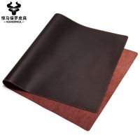 Multi-size Retro Laptop Pad Mouse Pad Oversized Handmade Leather Pad Genuine Crazy Horse Leather Desk Pad 【QYUE】