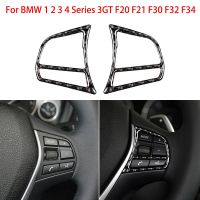 Carbon Steering Sticker Trim Cover 1 2 3 4 3GT F20 F21 F30 F32 F34 Car Interior Accessories